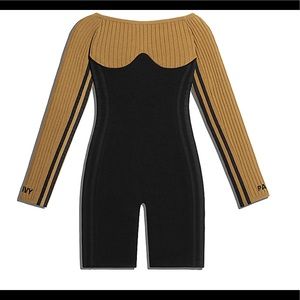 Ivy park black corset play suit